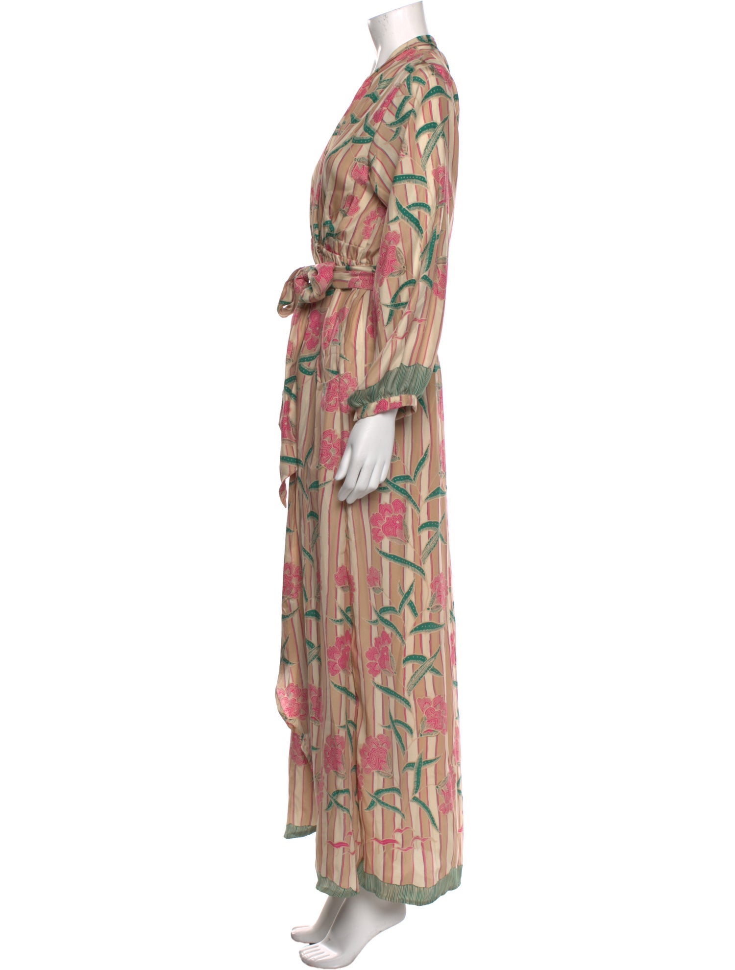 Natalie Martin Silk Long Dress