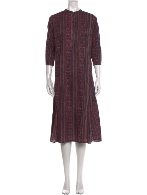 Natalie Martin Printed Midi Length Dress