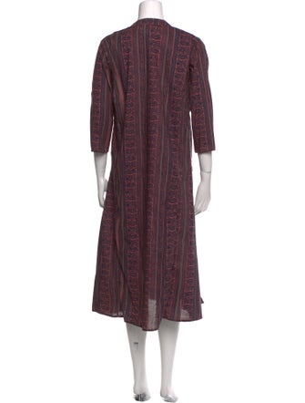 Natalie Martin Printed Midi Length Dress