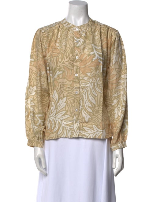 Natalie Martin Silk Printed Blouse