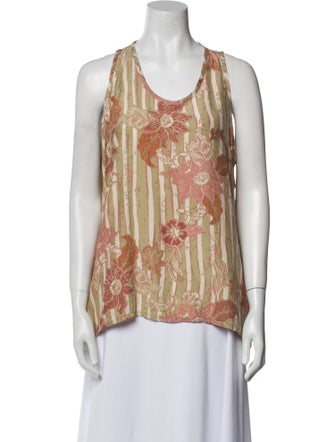 Natalie Martin Silk Printed Top