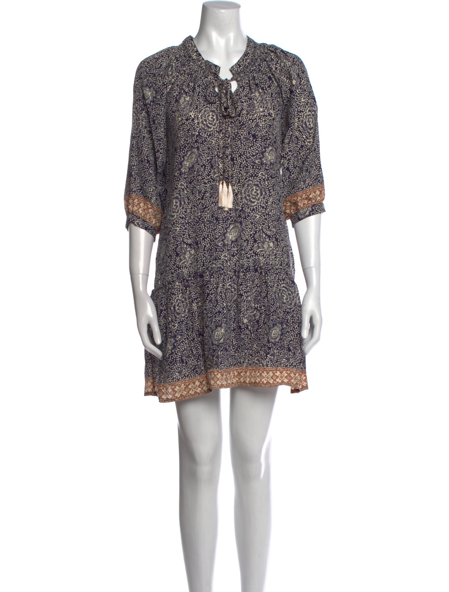 Natalie Martin Silk Mini Dress