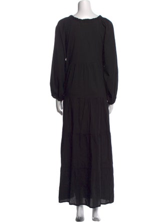 Natalie Martin V-Neck Long Dress