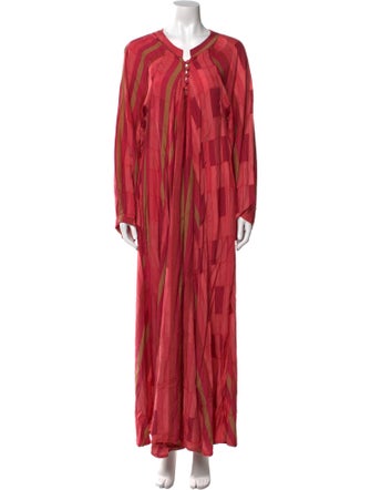 Natalie Martin Silk Long Dress