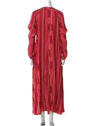 Natalie Martin Silk Long Dress
