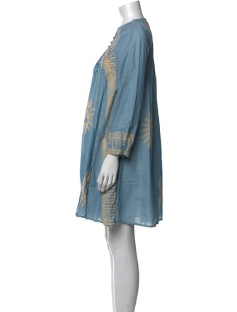 Natalie Martin V-Neck Mini Dress