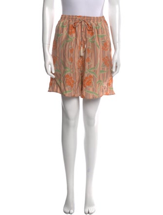 Natalie Martin Striped Mini Shorts