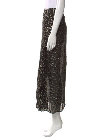 Natalie Martin Printed Midi Length Skirt