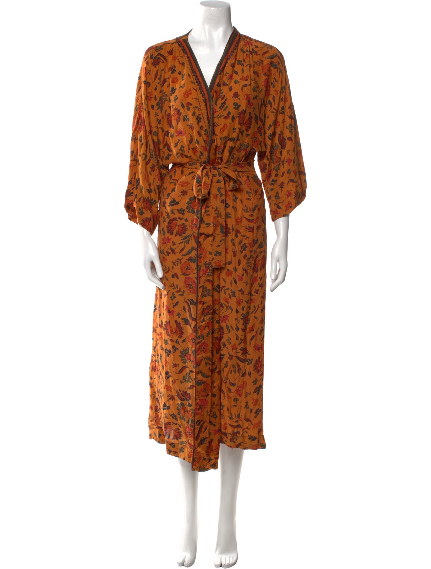 Natalie Martin Silk Midi Length Dress