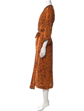 Natalie Martin Silk Midi Length Dress