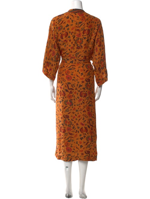 Natalie Martin Silk Midi Length Dress