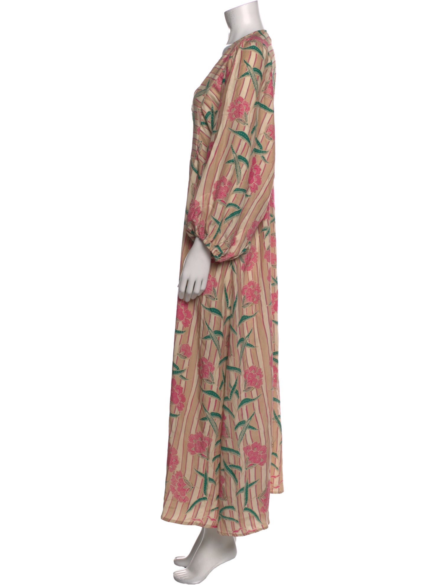 Natalie Martin Silk Long Dress