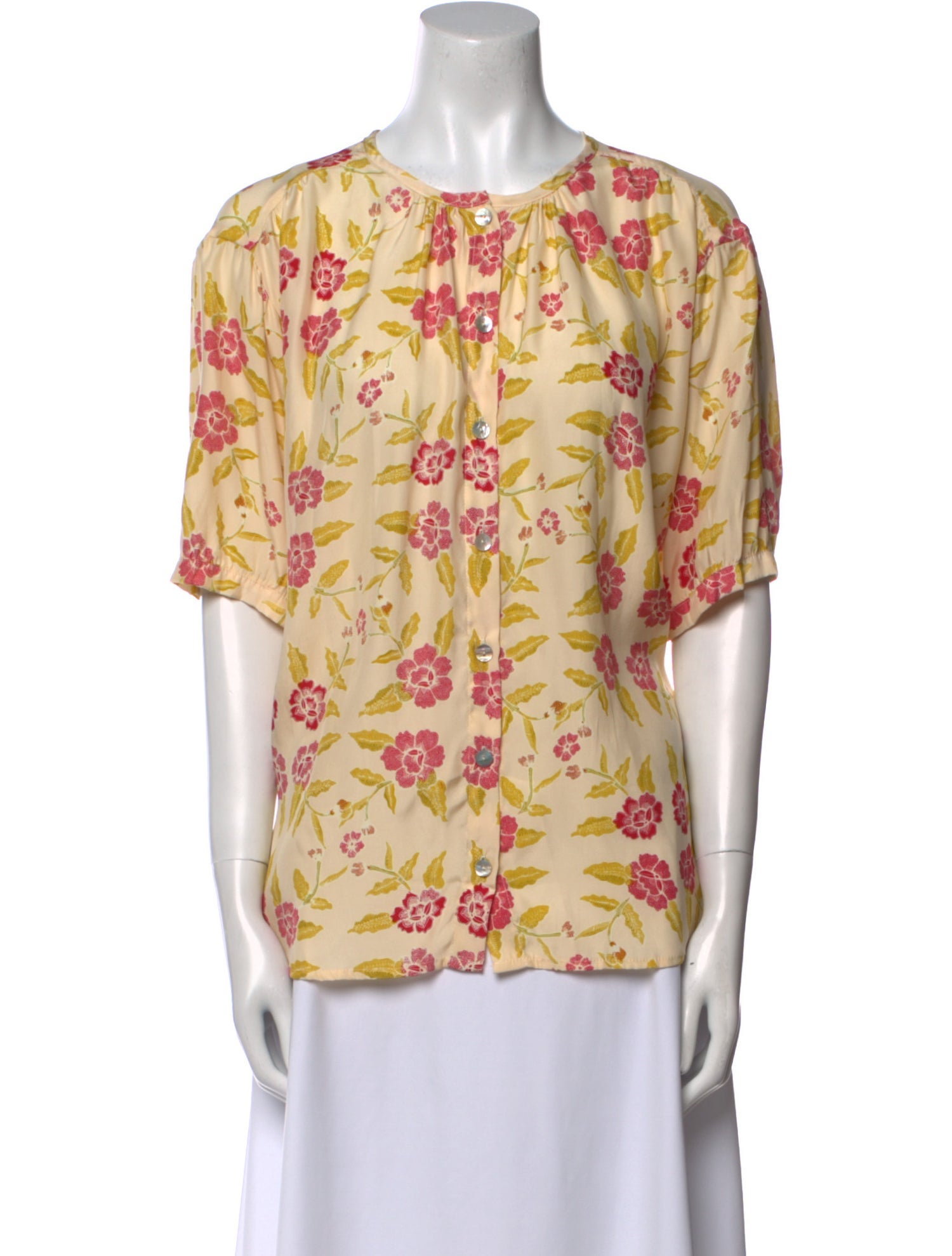 Natalie Martin Silk Floral Print Top w/ Tags