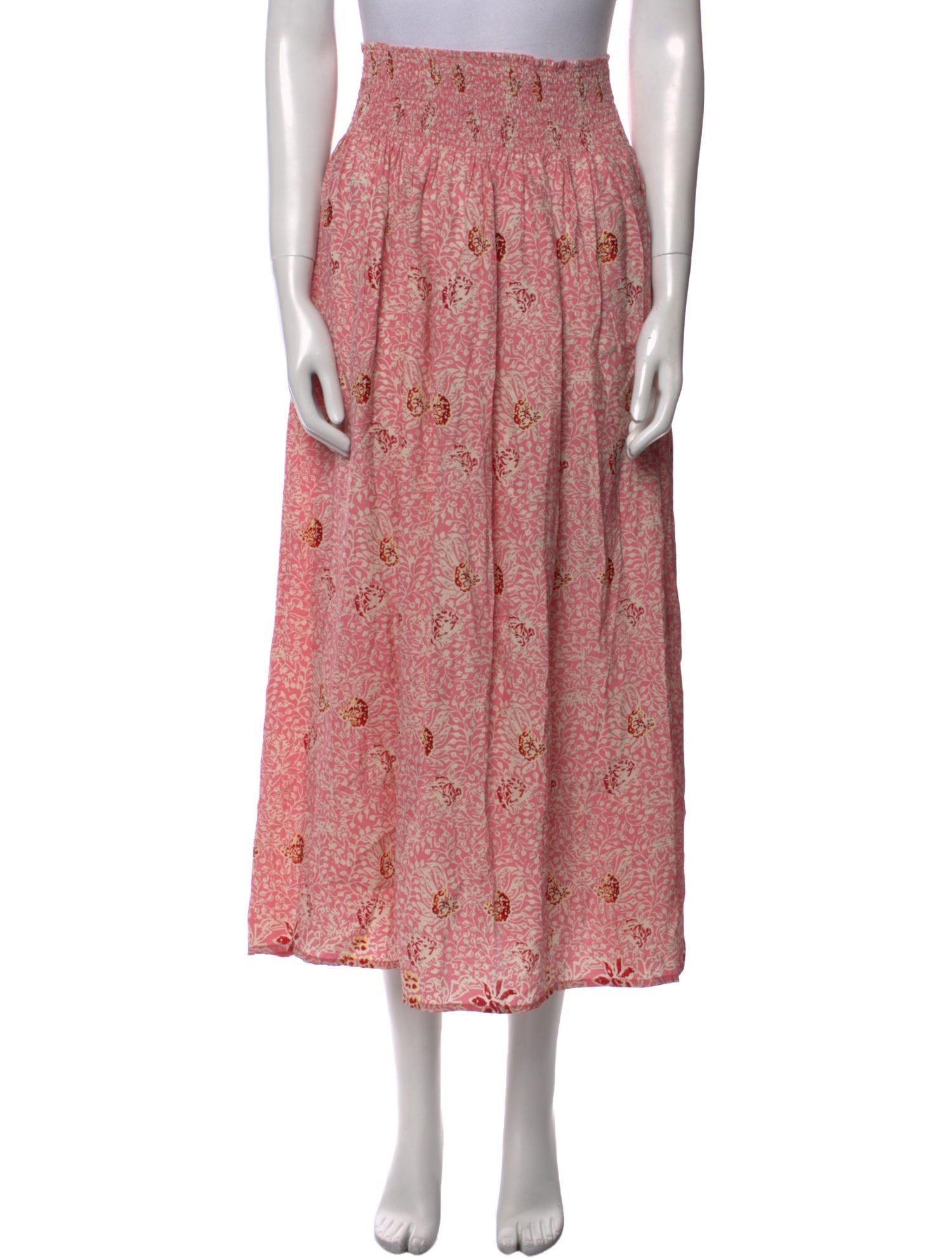 Natalie Martin Silk Midi Length Skirt