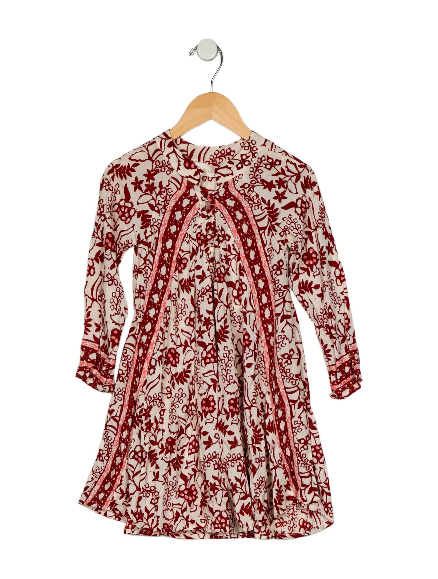 Natalie Martin Girls' Patterned Long Sleeve Dress w/Tags