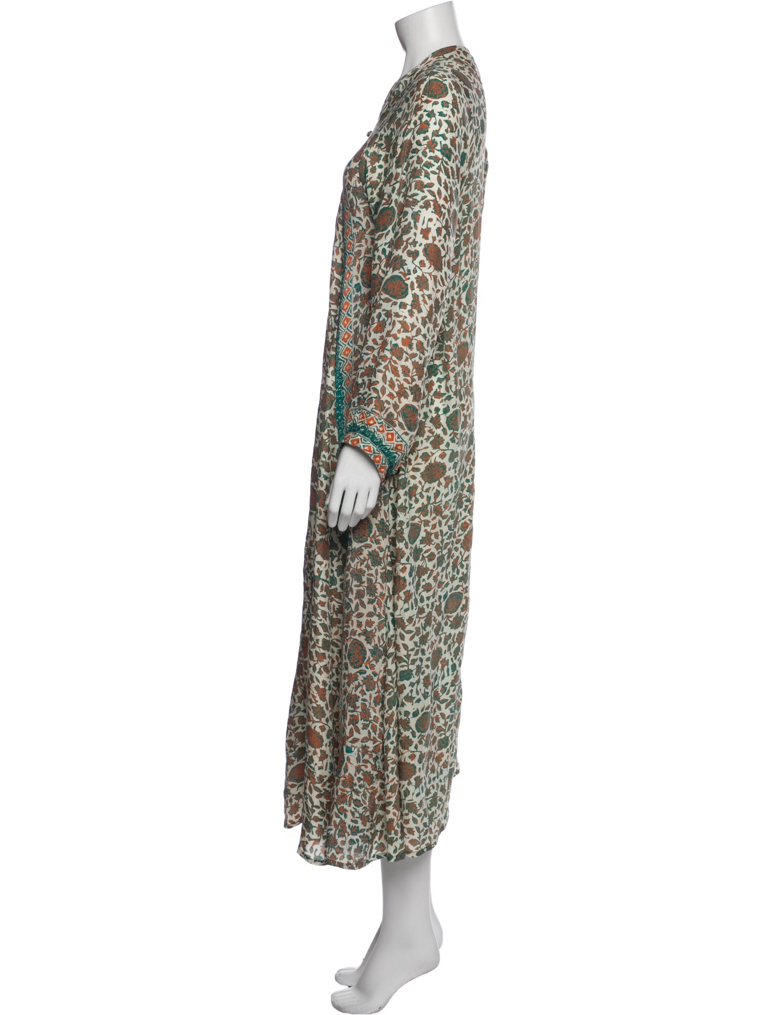 Natalie Martin Silk Long Dress