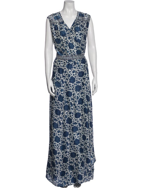 Natalie Martin Floral Print Long Dress