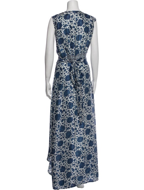Natalie Martin Floral Print Long Dress