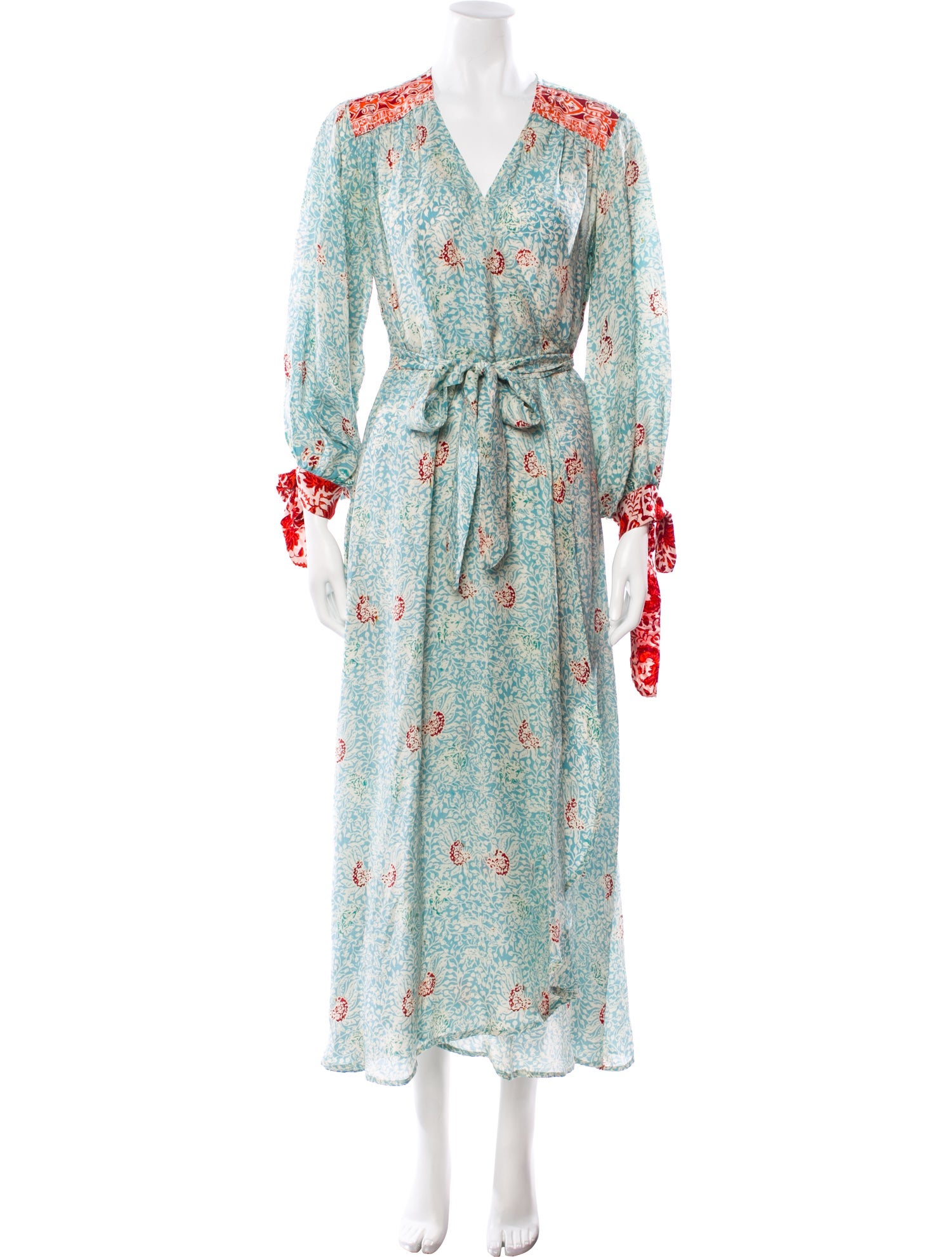 Natalie Martin Silk Long Dress