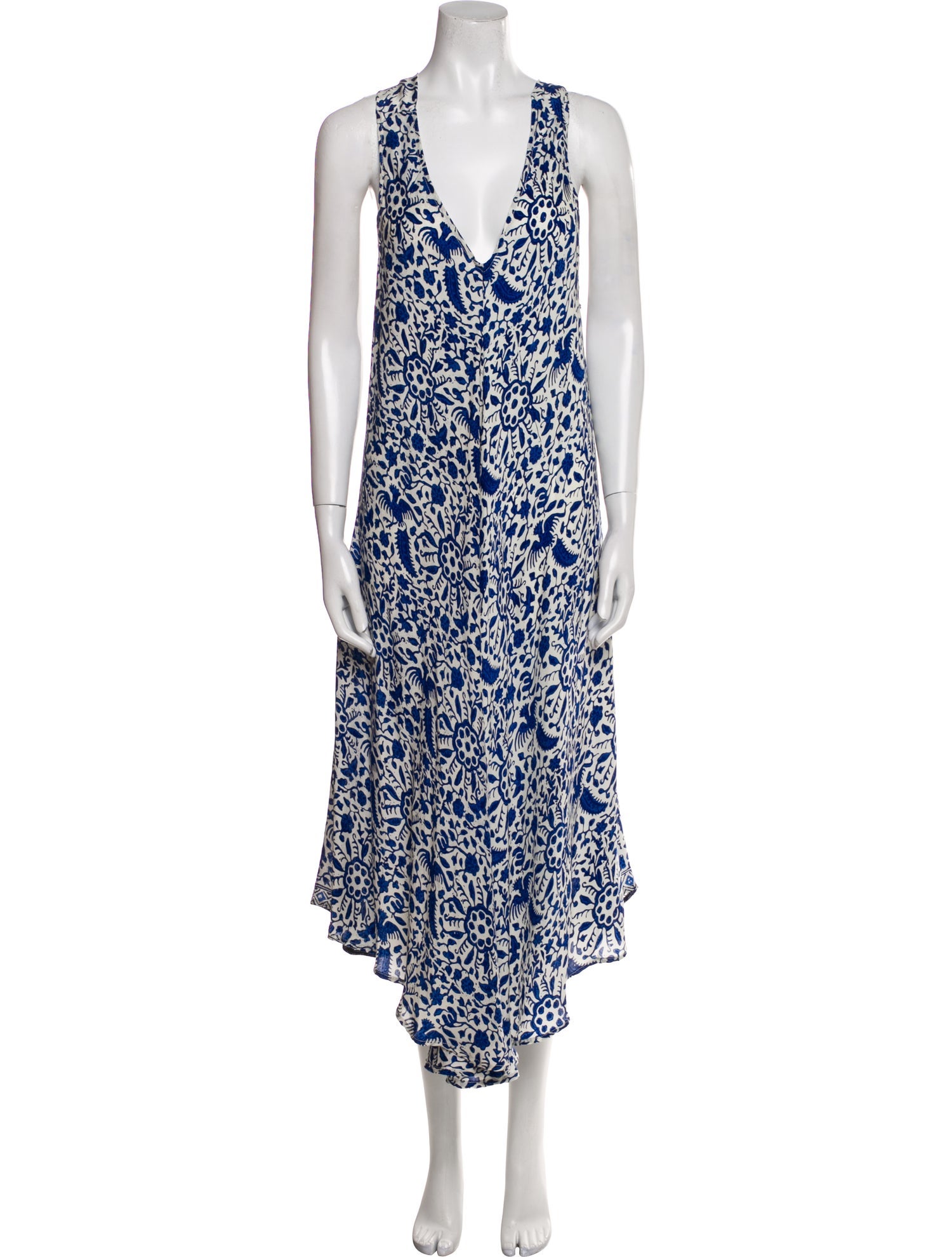 Natalie Martin Silk Long Dress