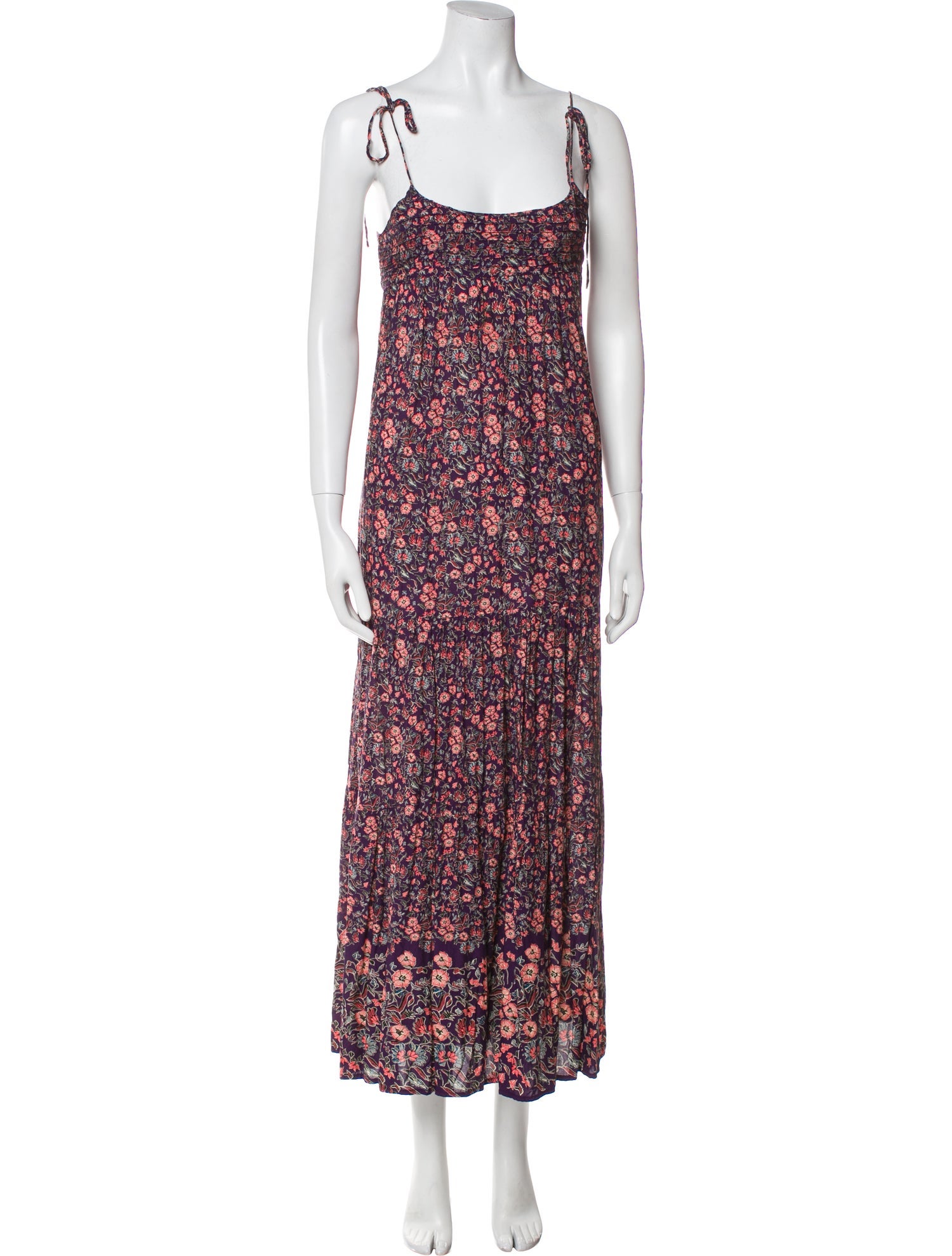 Natalie Martin Floral Print Long Dress