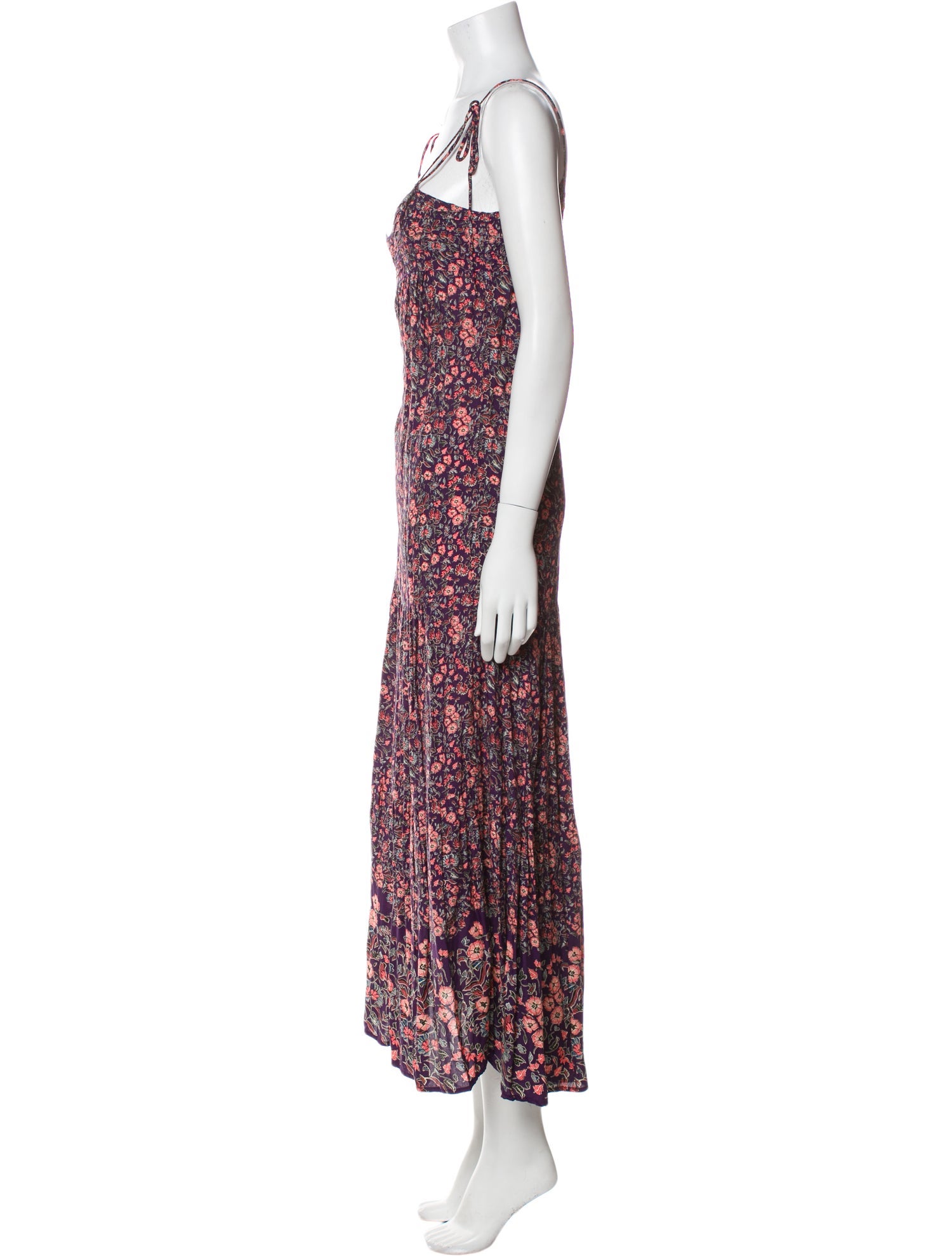 Natalie Martin Floral Print Long Dress