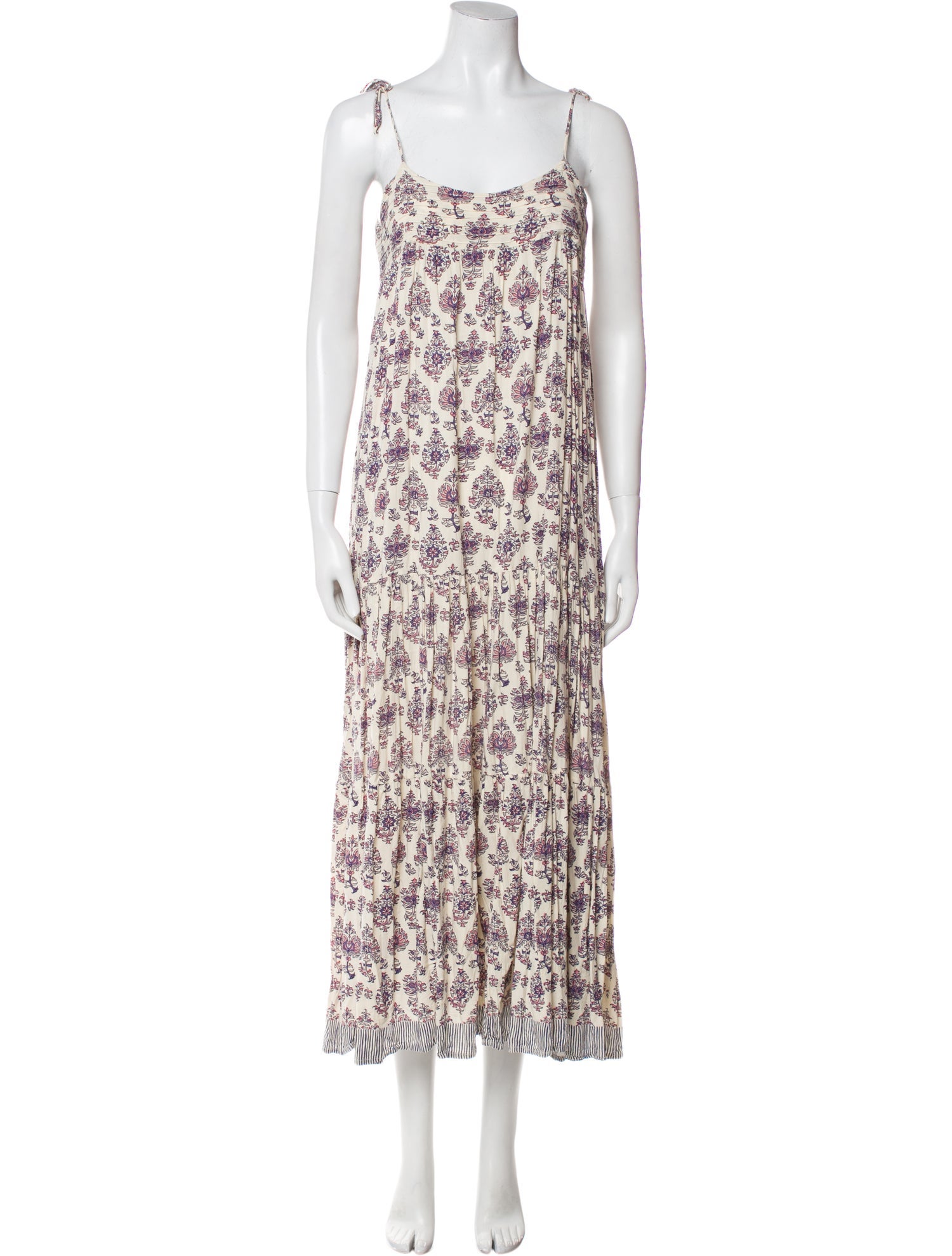 Natalie Martin Floral Print Long Dress