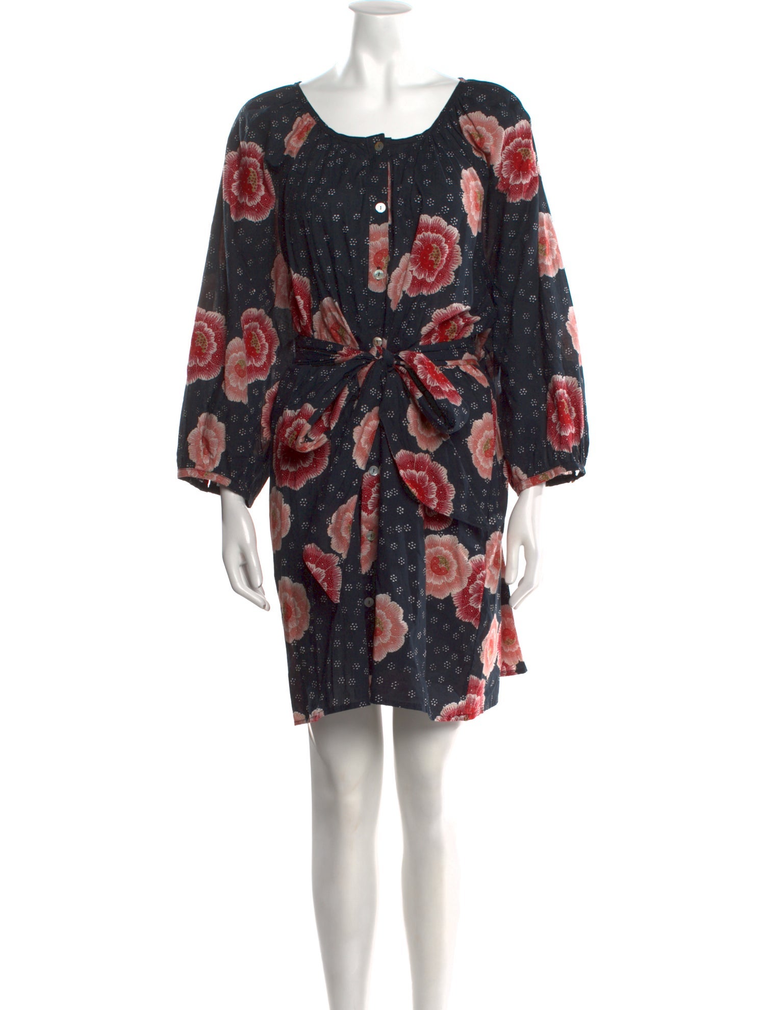 Natalie Martin Floral Print Mini Dress