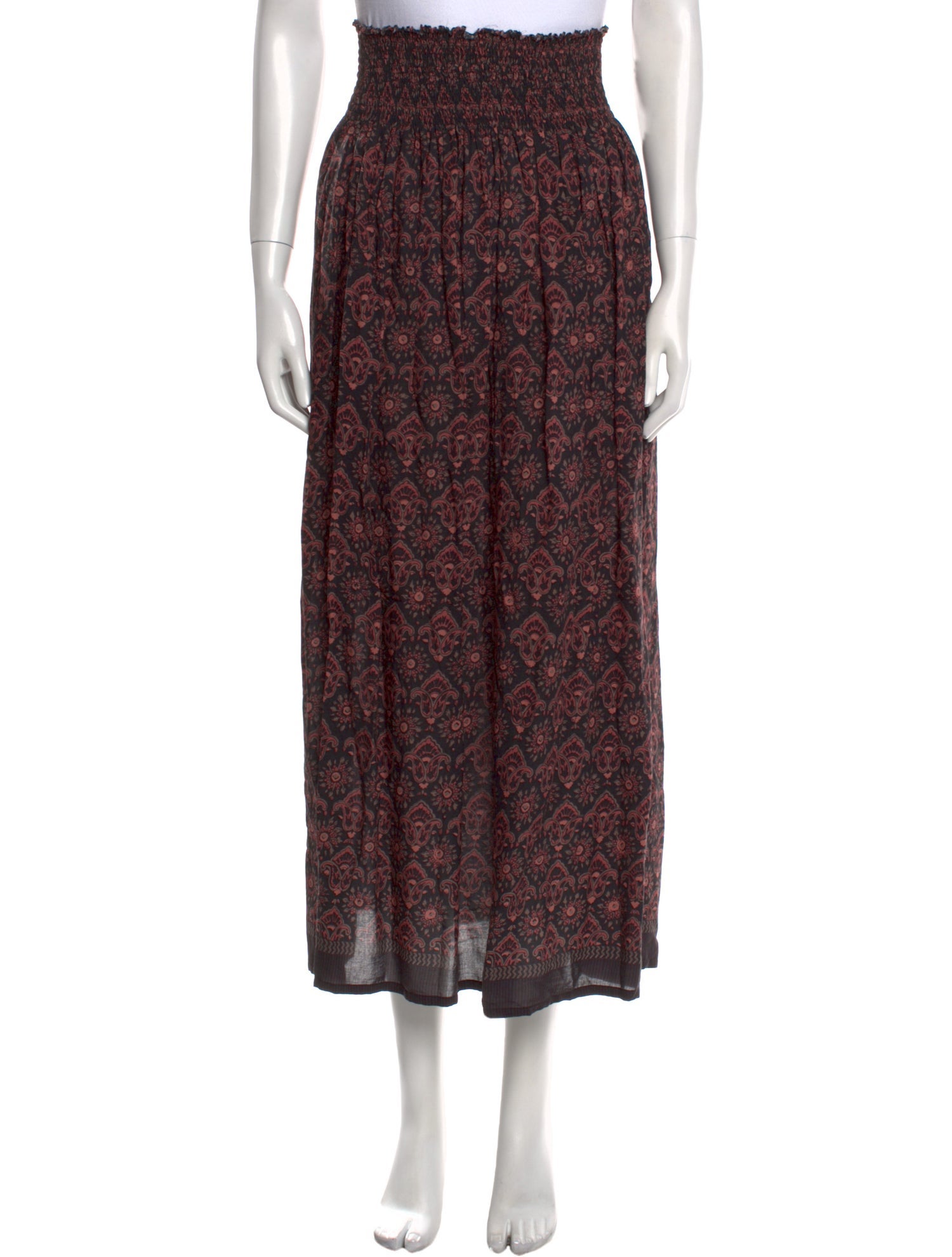 Natalie Martin Printed Midi Length Skirt