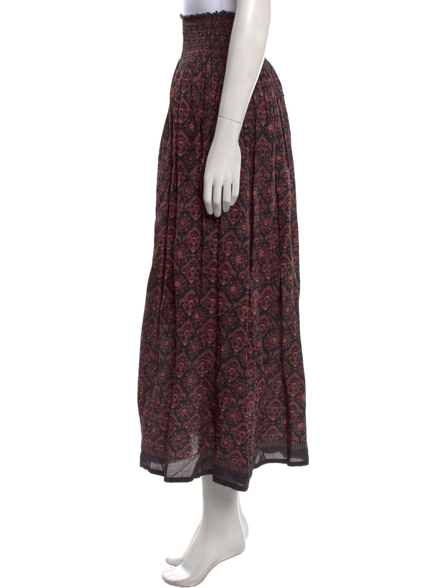 Natalie Martin Printed Midi Length Skirt