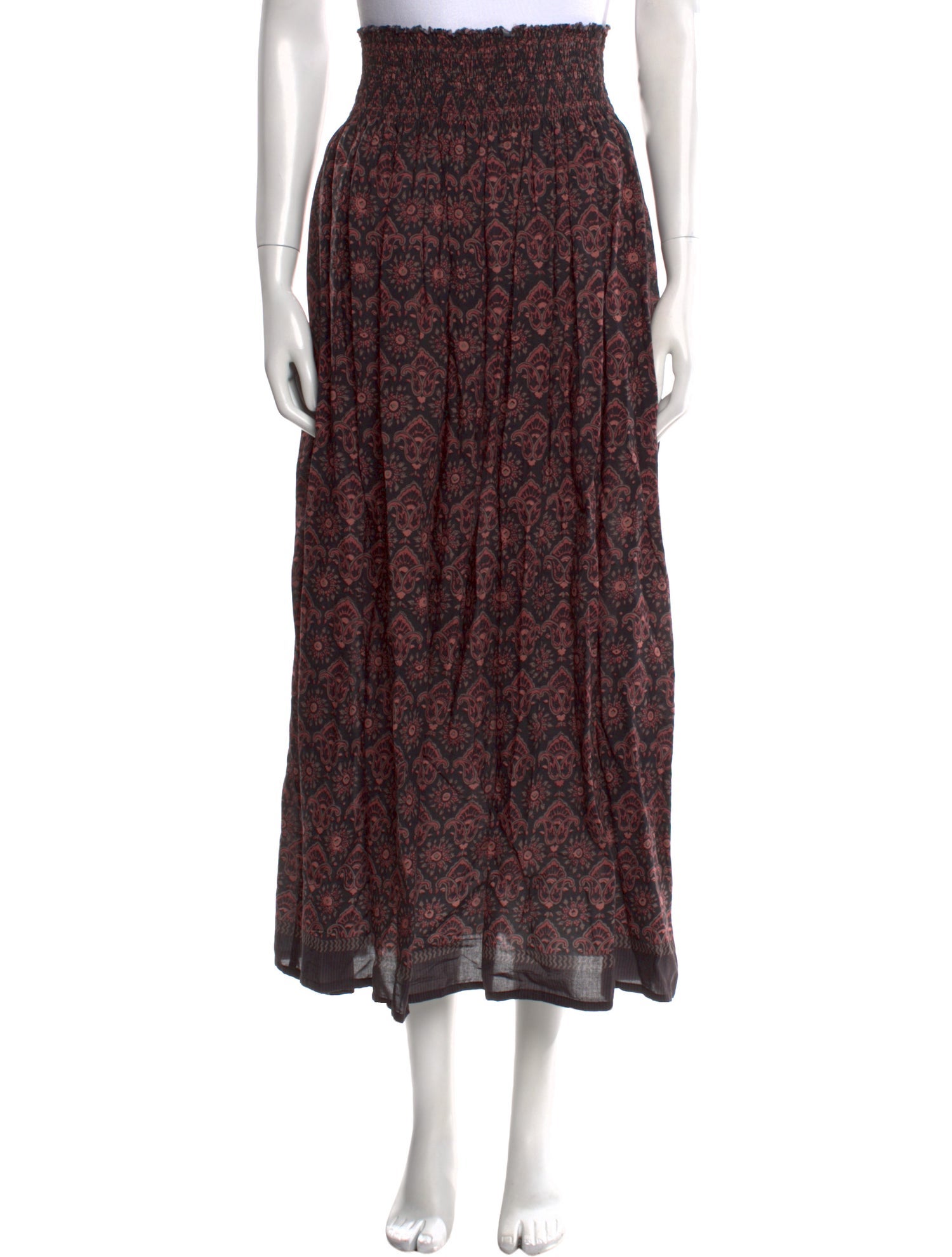 Natalie Martin Floral Print Midi Length Skirt