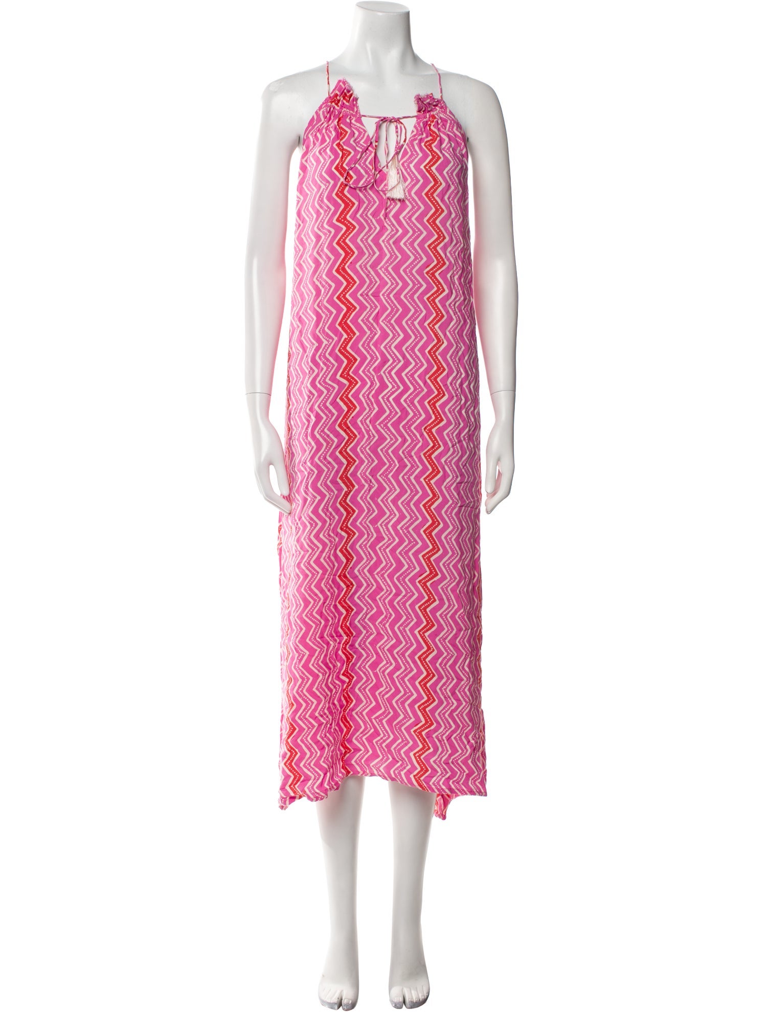 Natalie Martin Printed Midi Length Dress