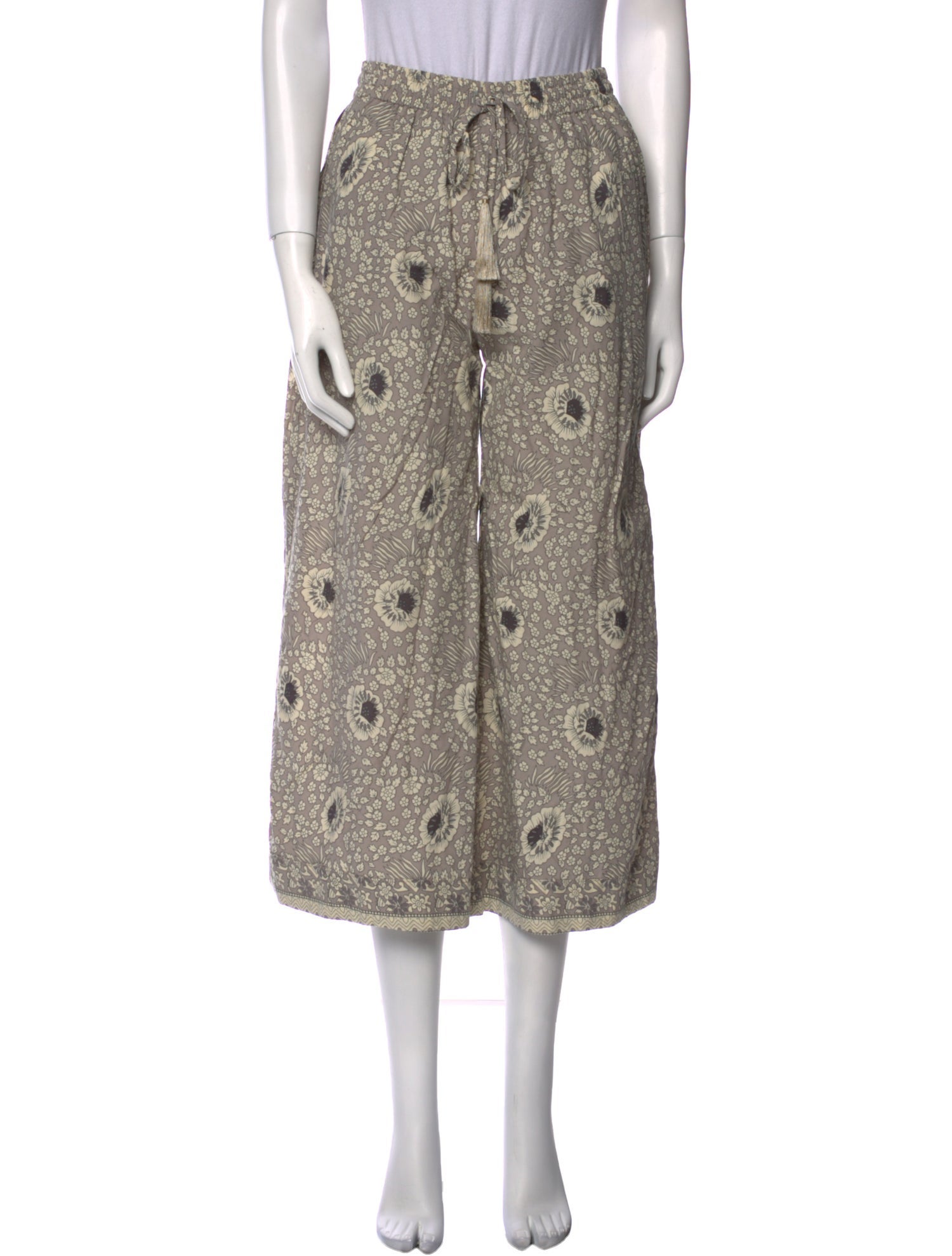 Natalie Martin Floral Print Wide Leg Pants