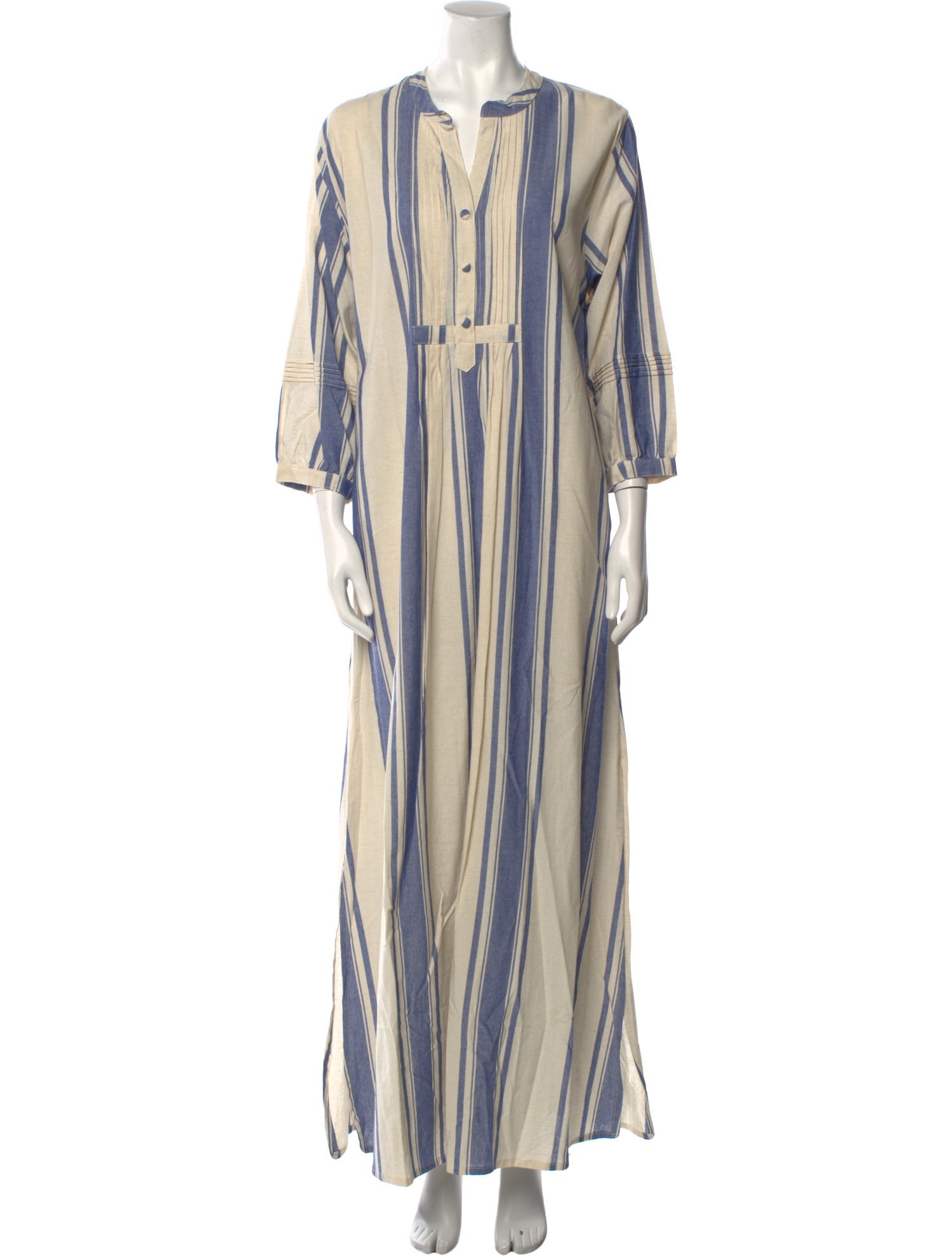Natalie Martin Striped Long Dress
