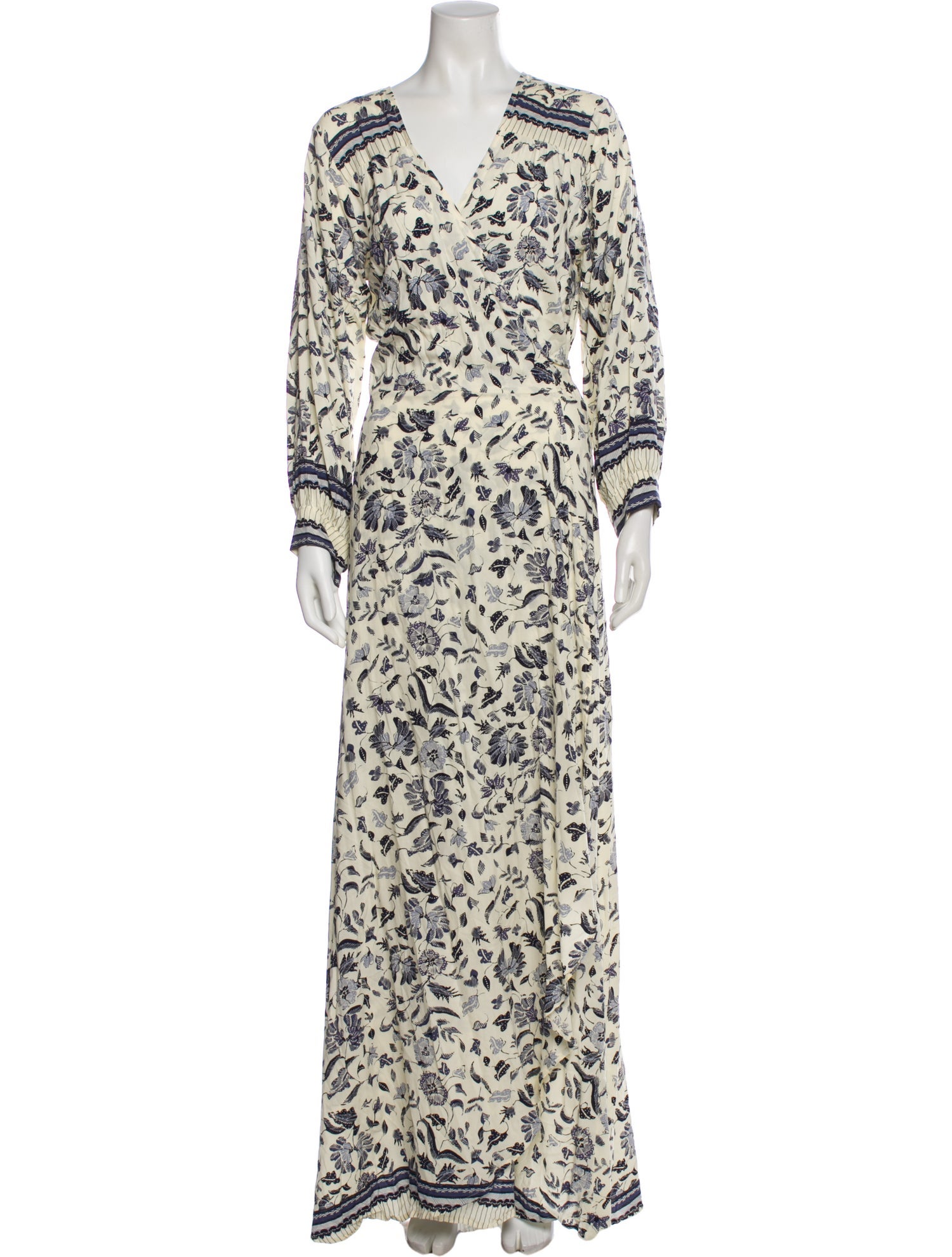 Natalie Martin Printed Long Dress w/ Tags