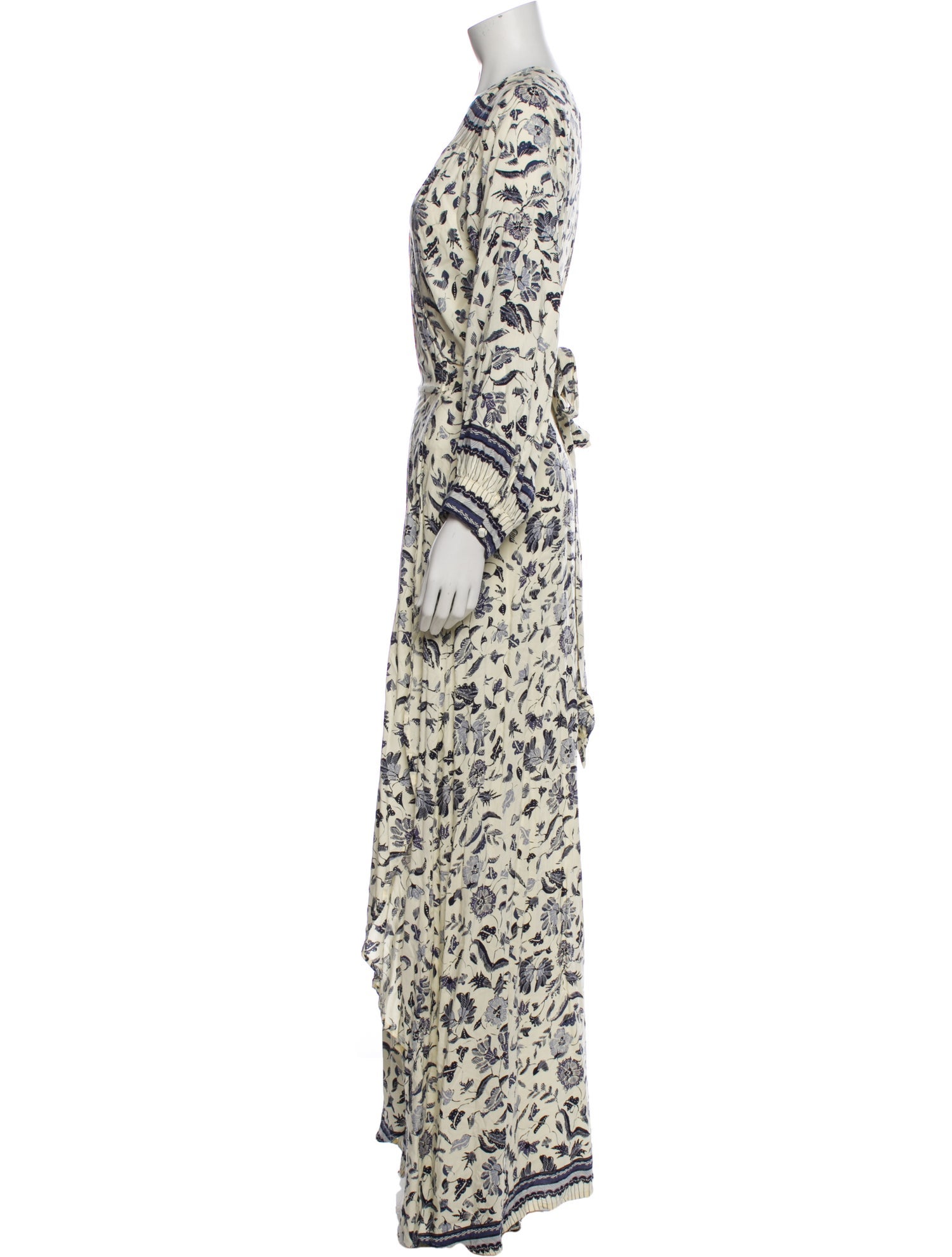 Natalie Martin Printed Long Dress w/ Tags