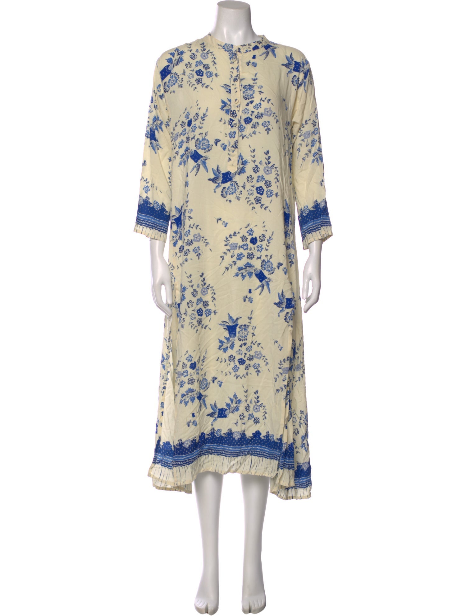 Natalie Martin Floral Print Long Dress