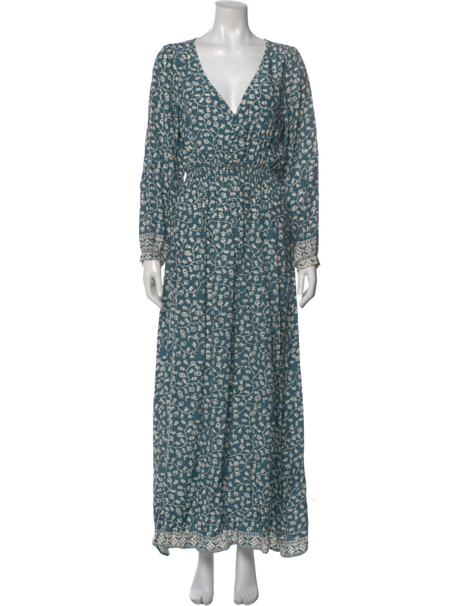 Natalie Martin Silk Long Dress