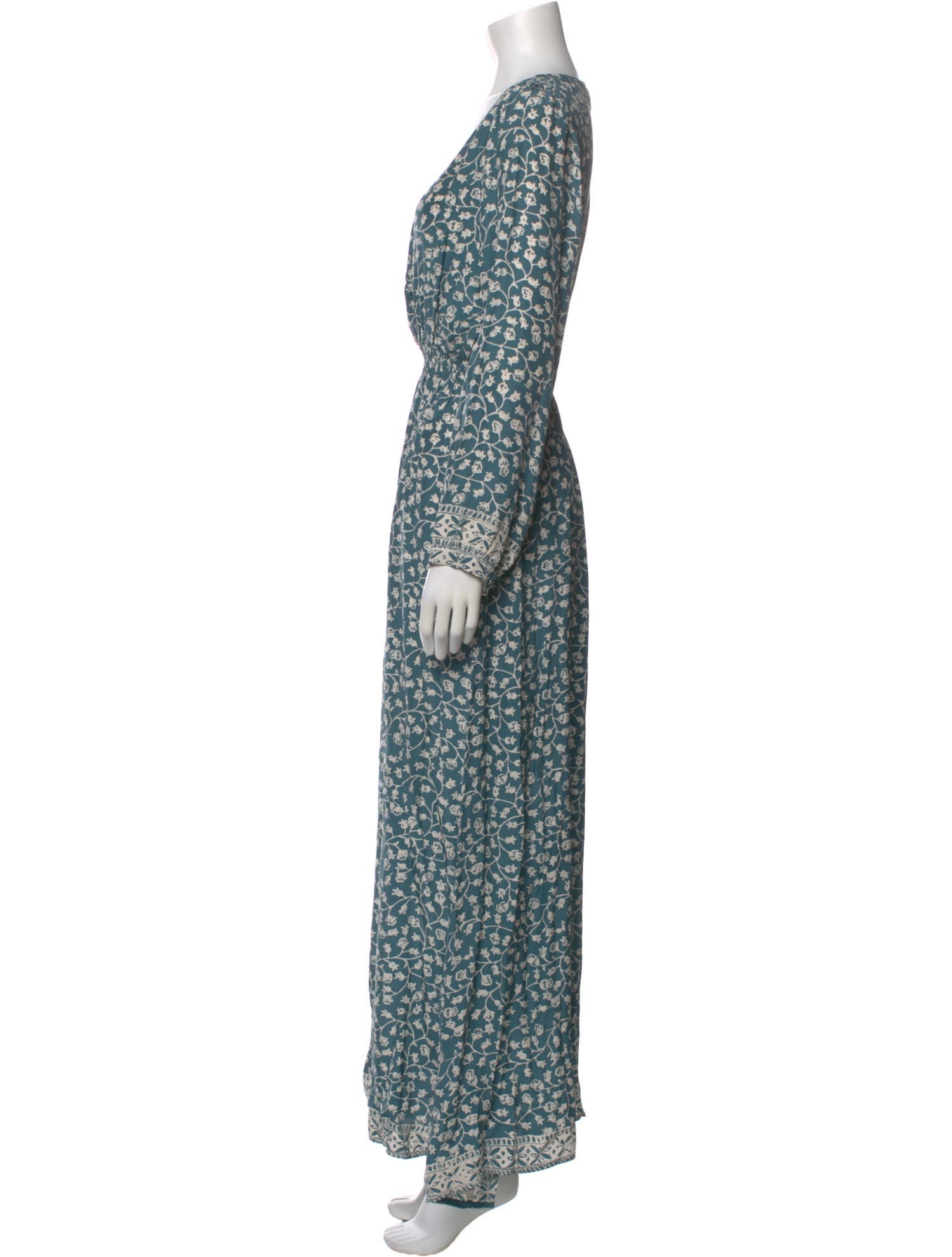 Natalie Martin Silk Long Dress