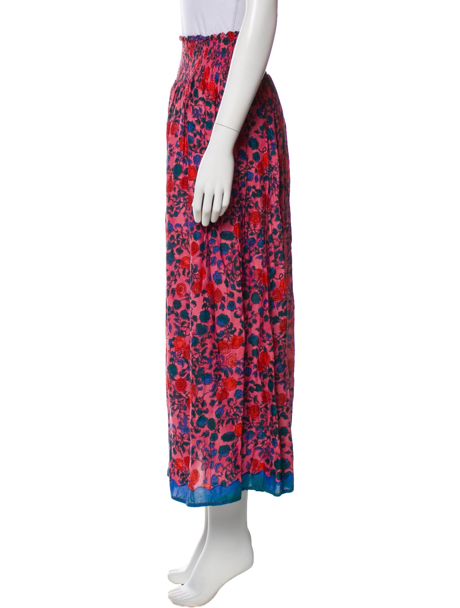 Natalie Martin Floral Print Midi Length Skirt