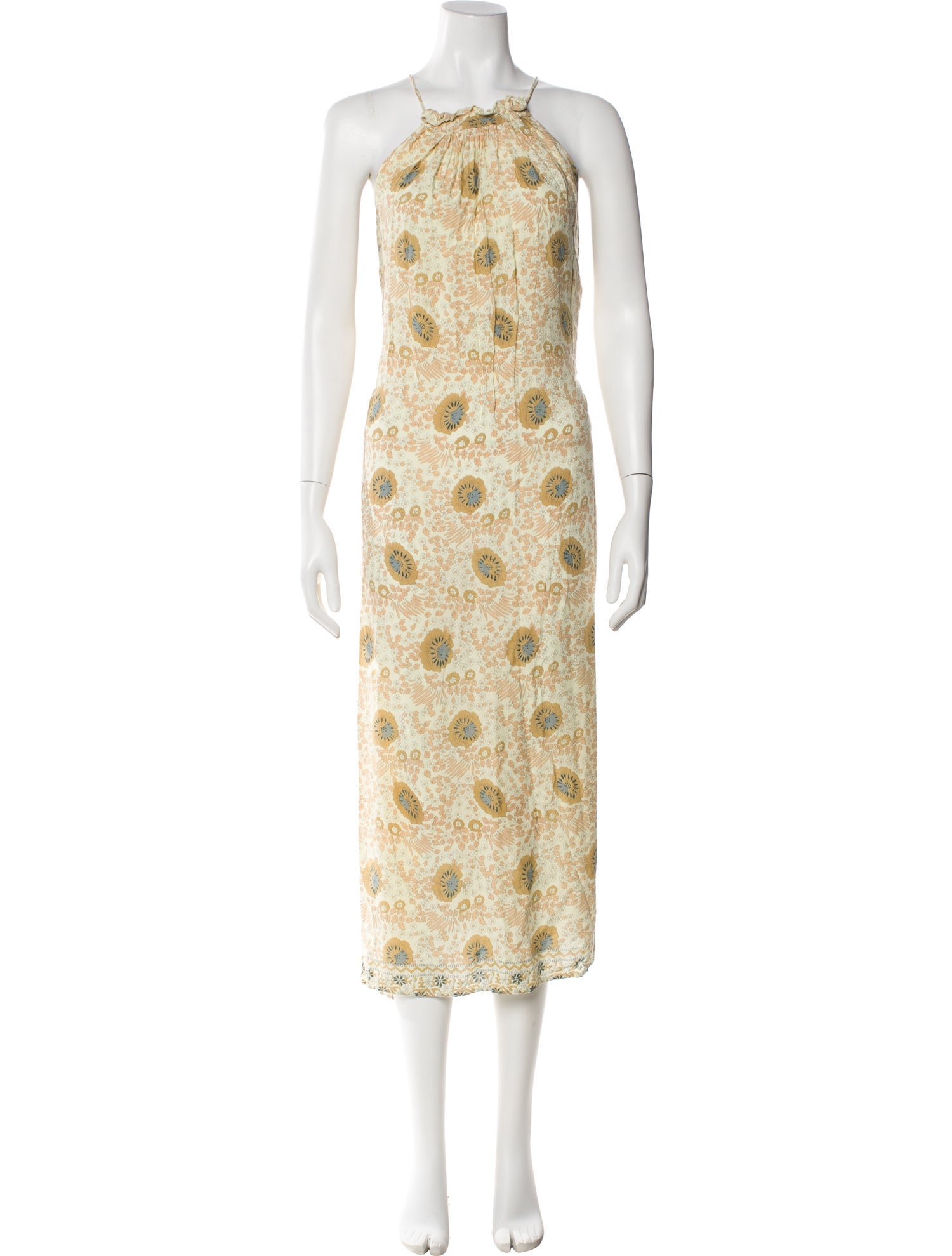 Natalie Martin Printed Midi Length Dress