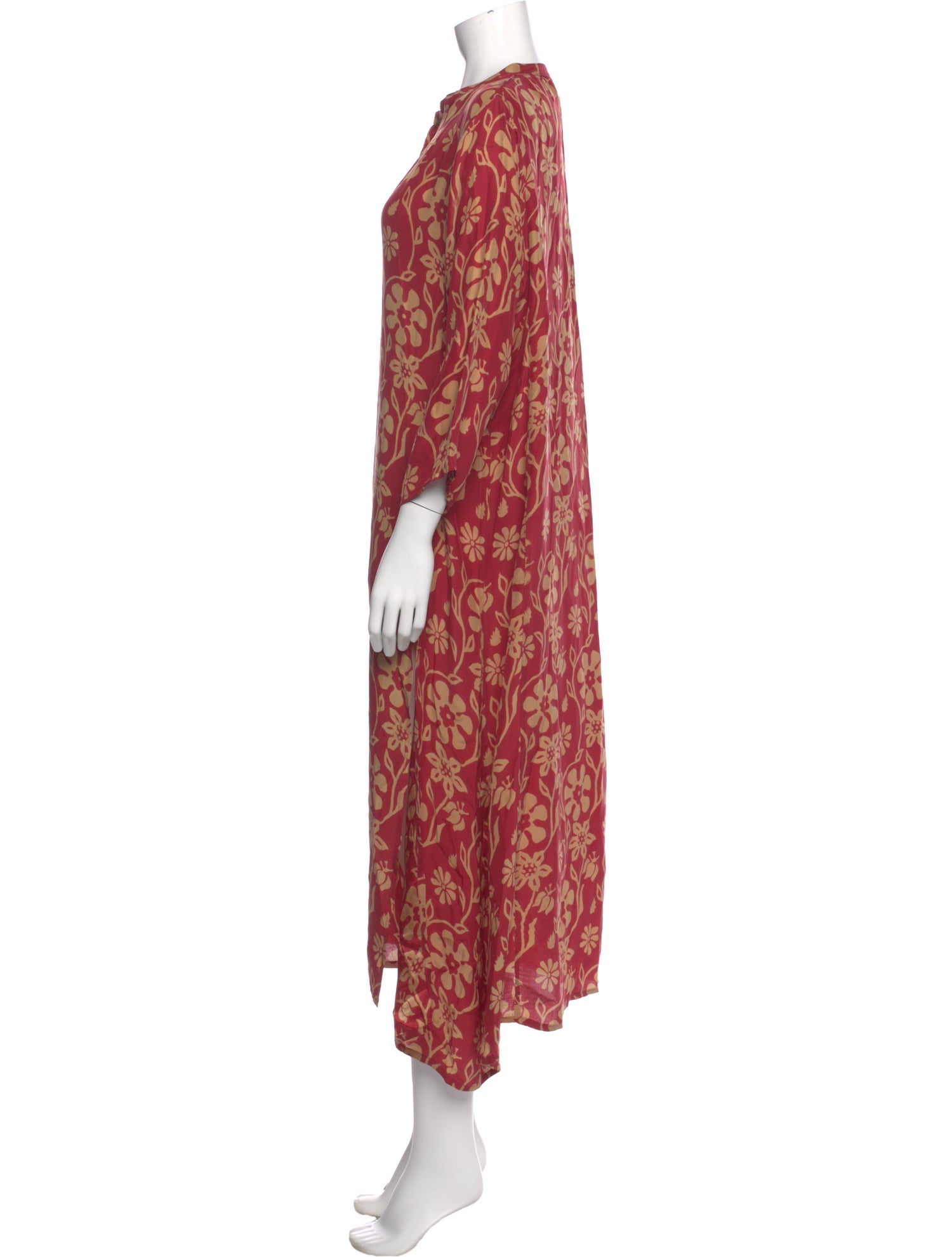 Natalie Martin Floral Print Long Dress
