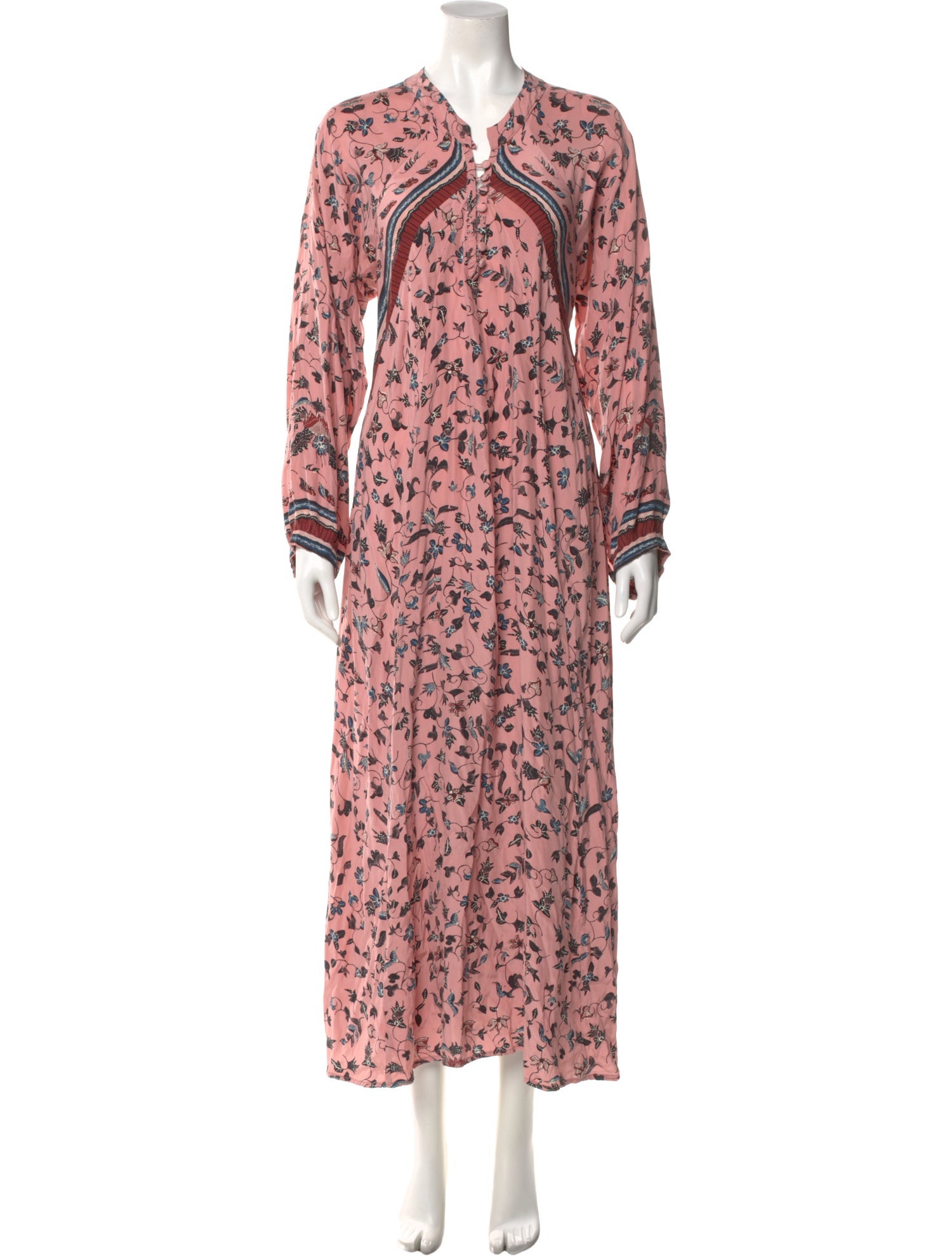 Natalie Martin Silk Long Dress