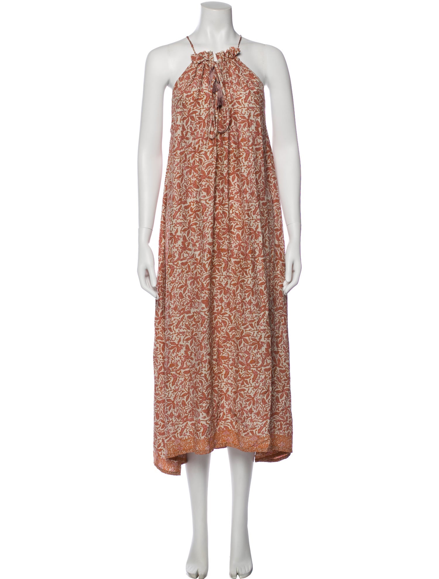 Natalie Martin Silk Midi Length Dress