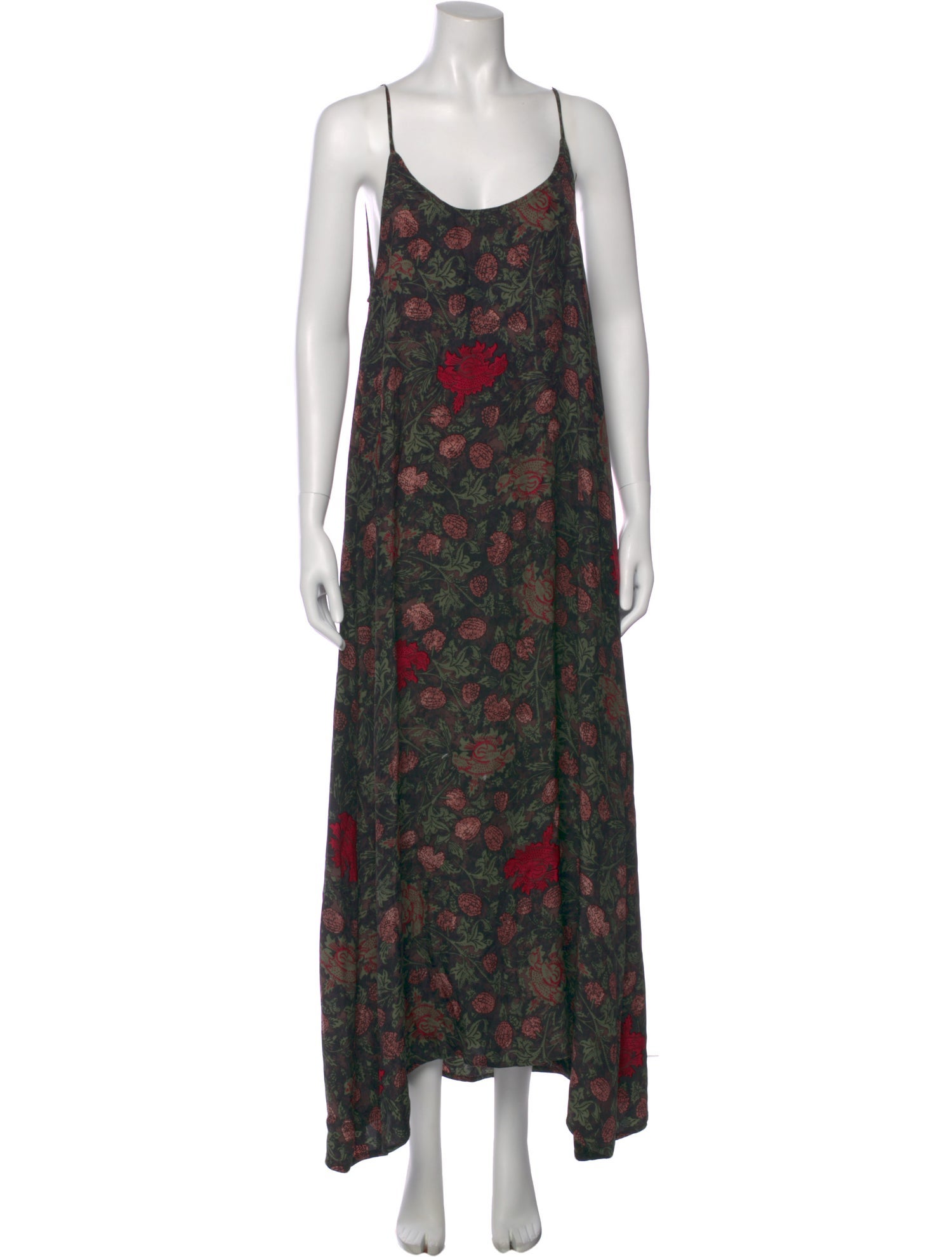 Natalie Martin Silk Long Dress