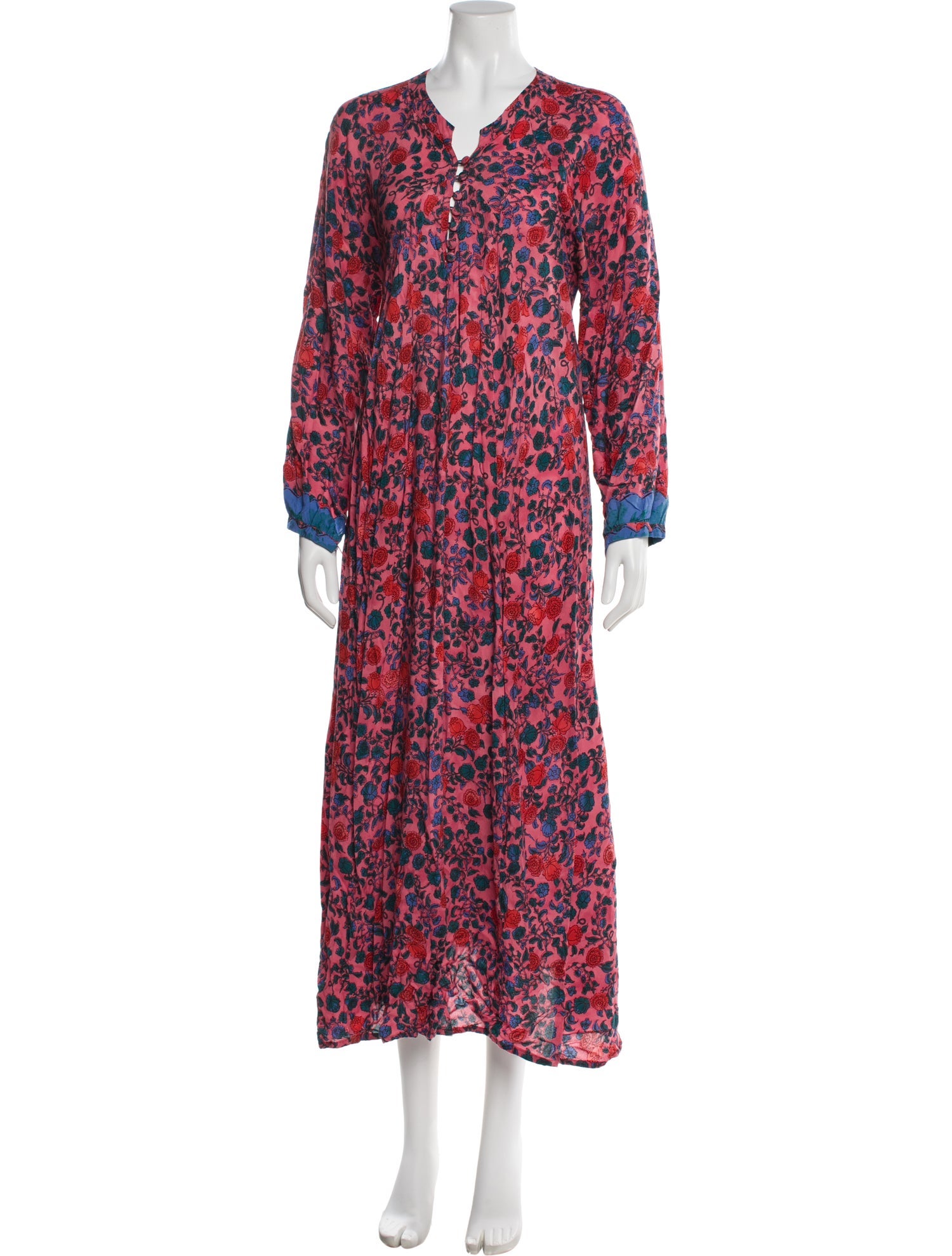 Natalie Martin Floral Print Long Dress