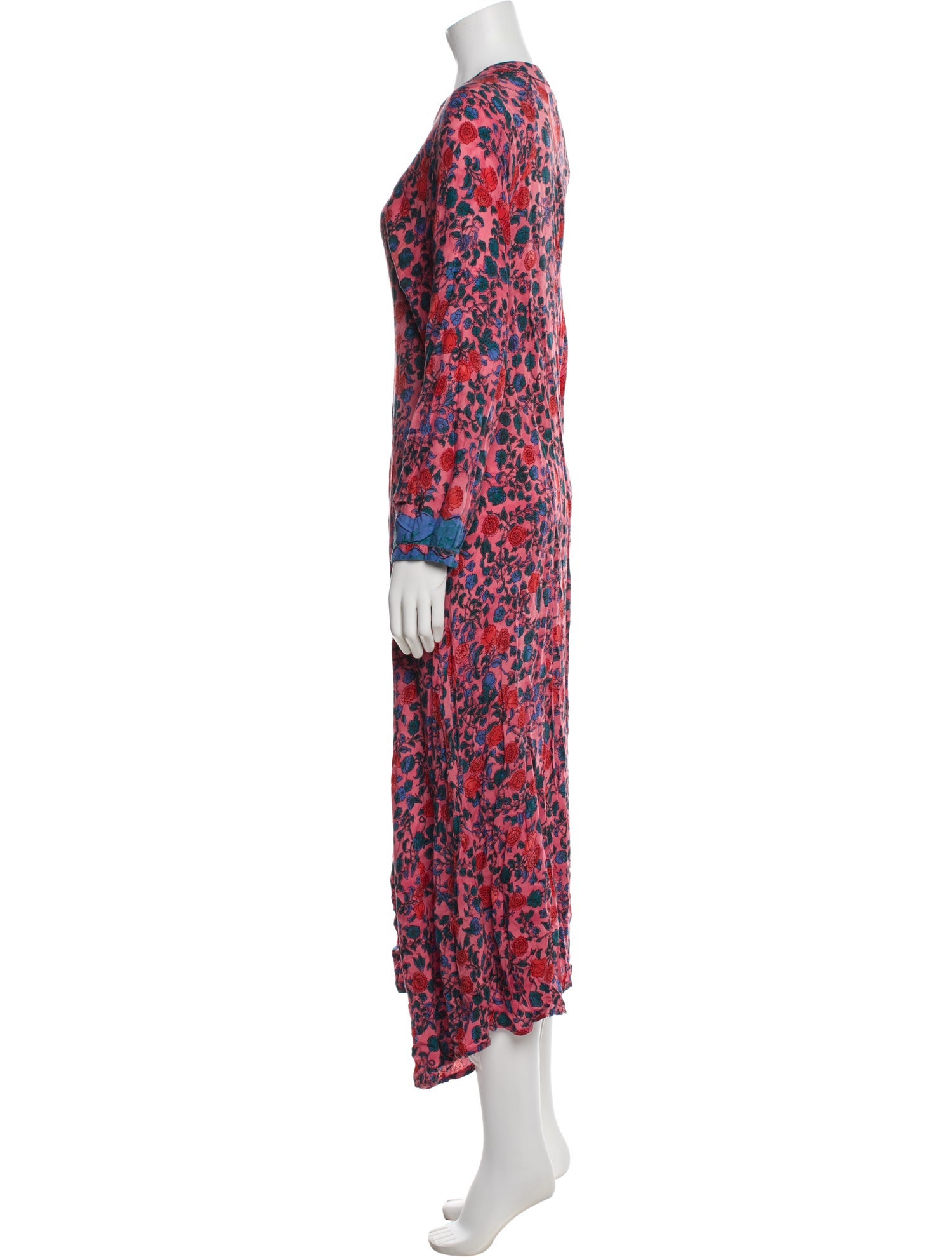 Natalie Martin Floral Print Long Dress