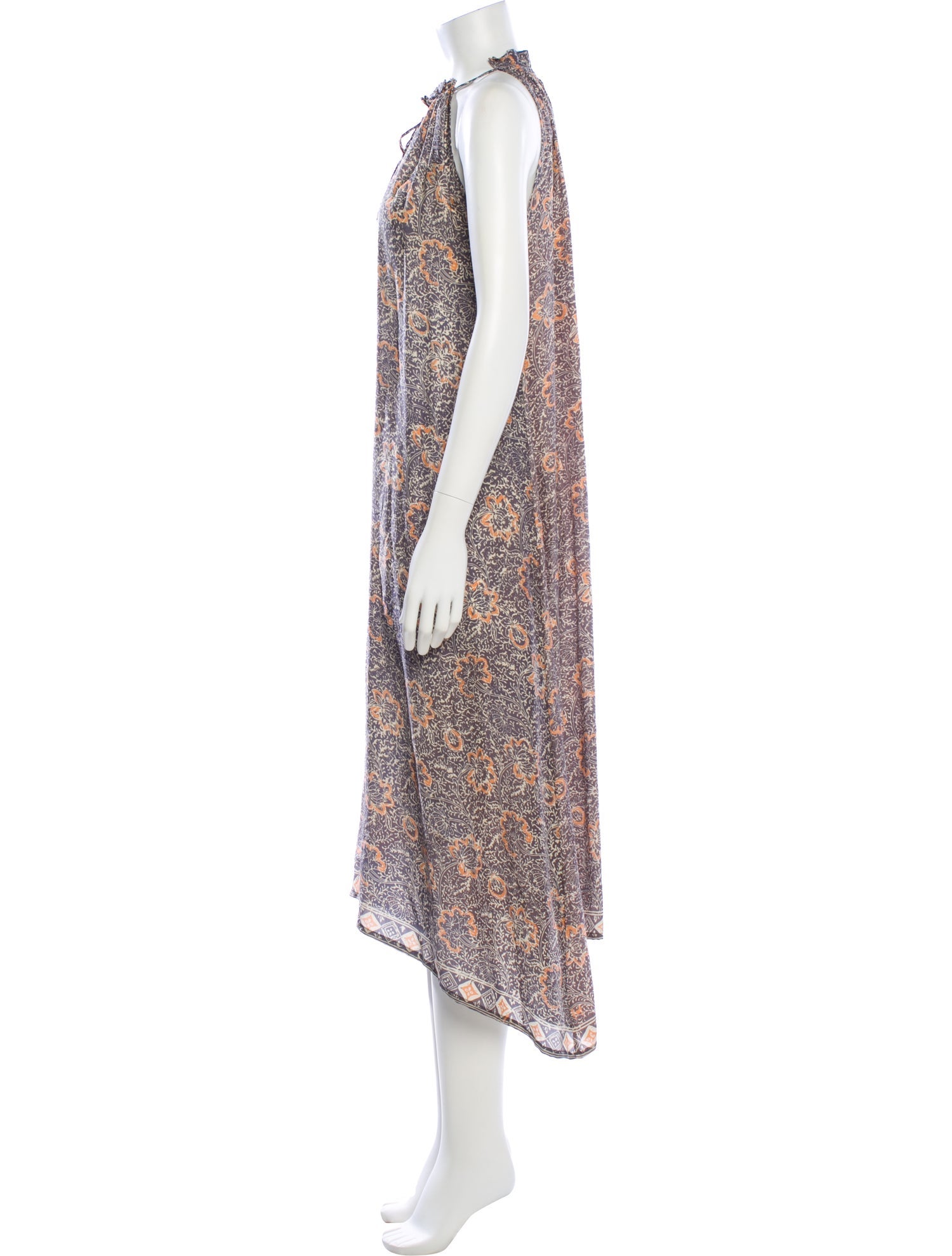Natalie Martin Silk Long Dress