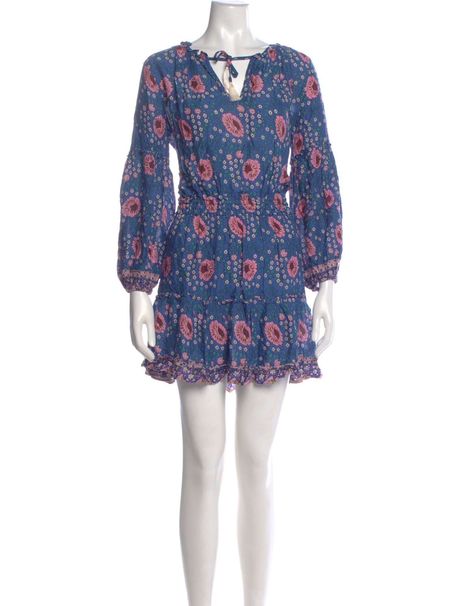 Natalie Martin Floral Print Mini Dress