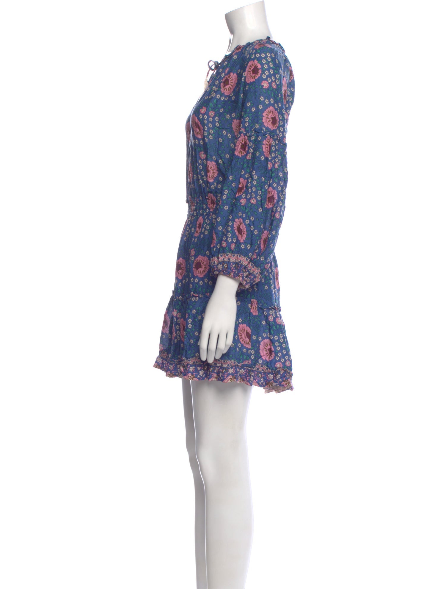 Natalie Martin Floral Print Mini Dress